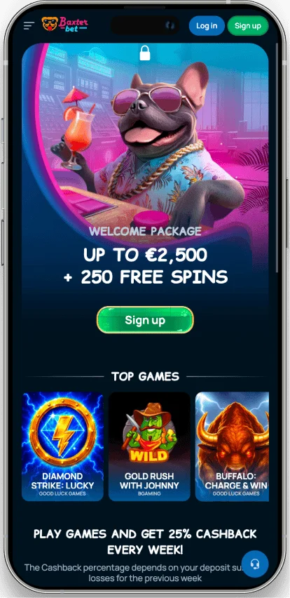 Baxterbet application